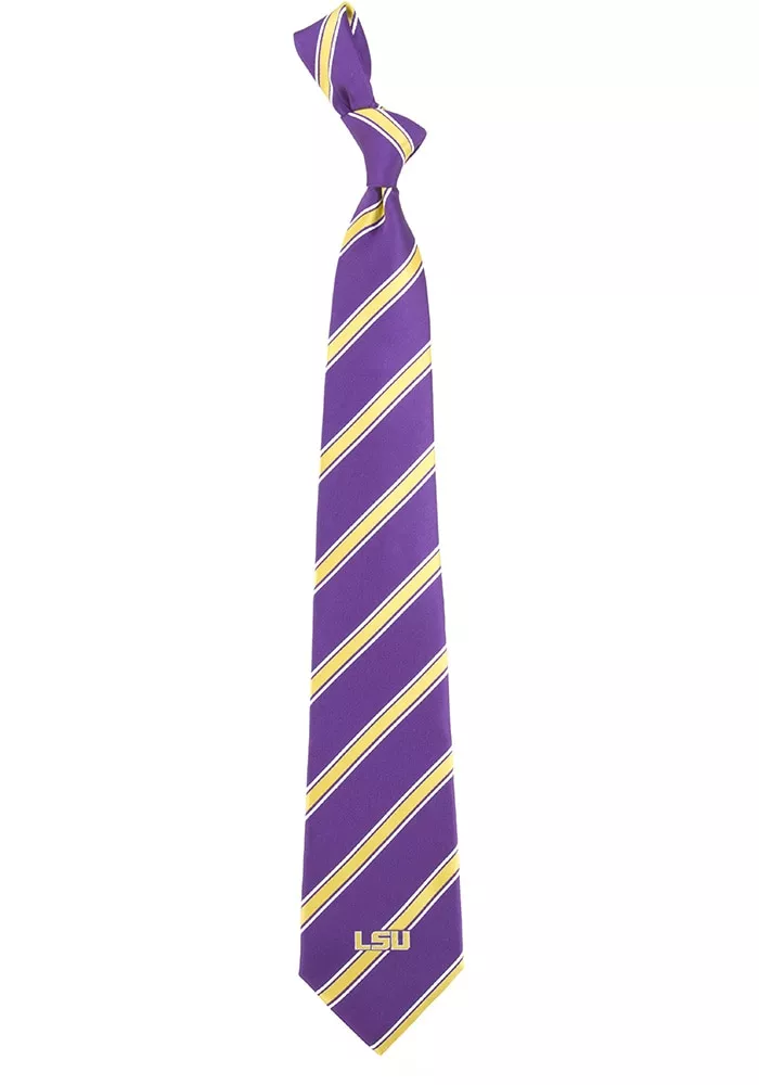 LSU Tigers Poly Mens Tie